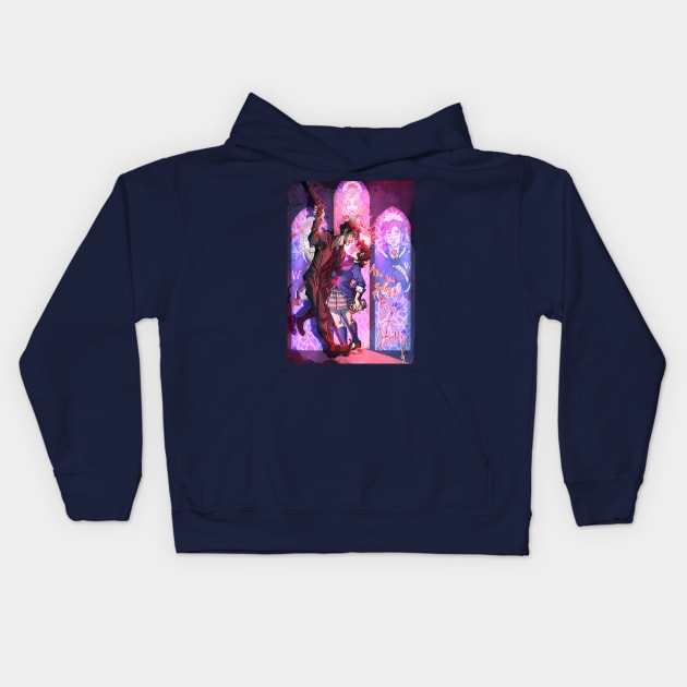 Heathers - Our Love is God Kids Hoodie by Mordred's Crown